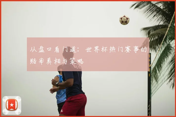 从盘口看门道：世界杯热门赛事的赔率真相与策略